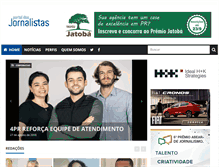 Tablet Screenshot of portaldosjornalistas.com.br